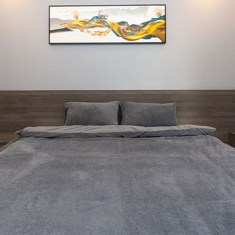 Duvet cover set with pillowcases | duvet cover set | Fluffy warm bedding set